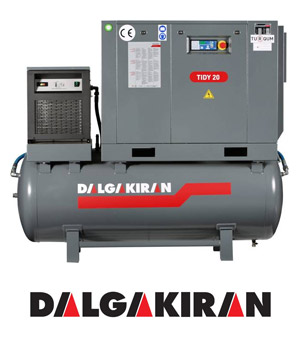Винтовой компрессор DALGAKIRAN серии TIDY 7-10-250D Compact